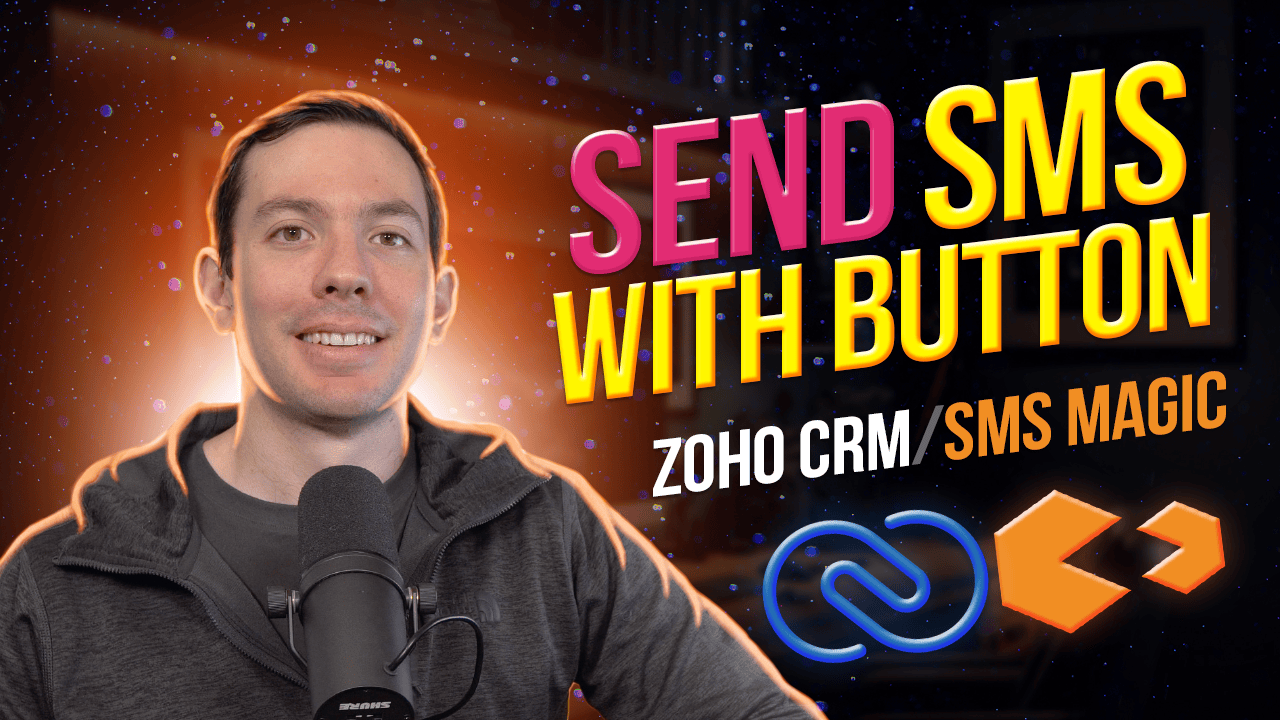 Send SMS with custom button in Zoho CRM (using SMS Magic)